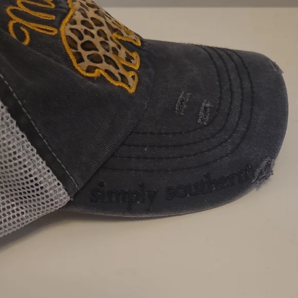 Simply Southern Gray and Gold Mama Hat - Picture 7 of 10